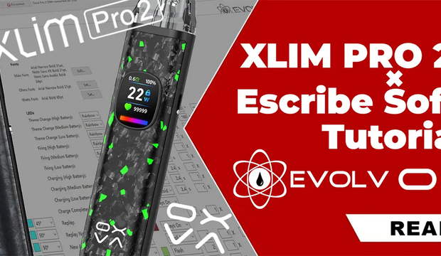 OXVA XLIM PRO 2 DNA × Escribe Software Tutorial