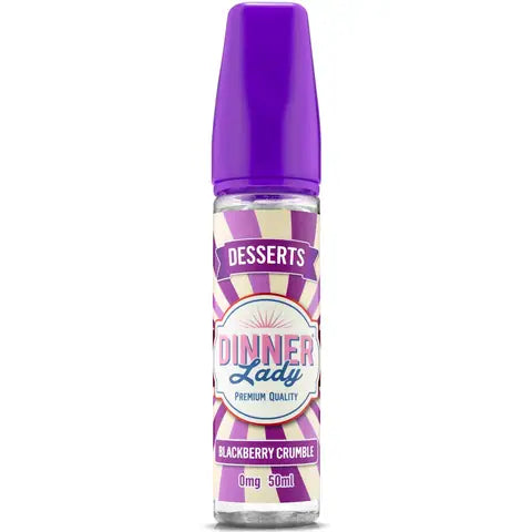 Dinner Lady 50ml Vape Juice Blackberry Crumble