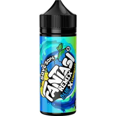 Fantasi 50/50 100ml Shortfill E-Liquid Blue Raspberry X Lemonade
