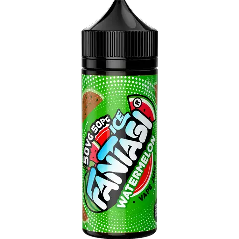 Fantasi 50/50 100ml Shortfill E-Liquid Watermelon Ice