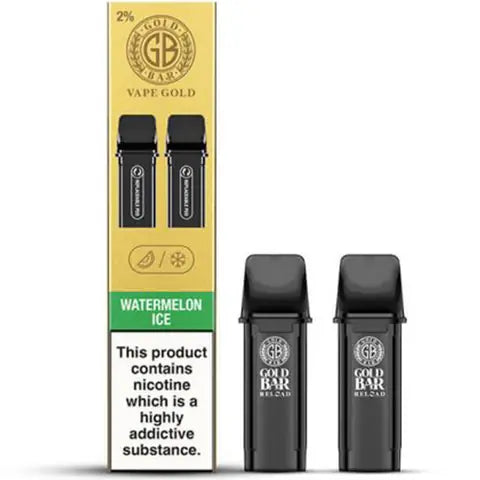 Gold Bar Reload Replacement Pods Watermelon Ice