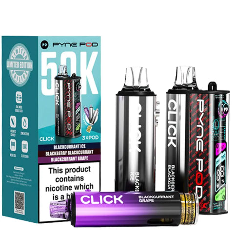 Pyne Click 50k Prefilled Pod Kit Blackcurrant Edition