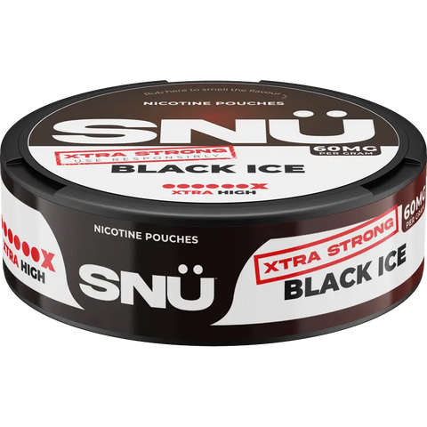 SNÜ Black Ice 60mg Nicotine Pouches
