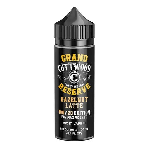 Cuttwood Grand Reserve 100ml Shortfill Vape Juice Hazelnut Latte