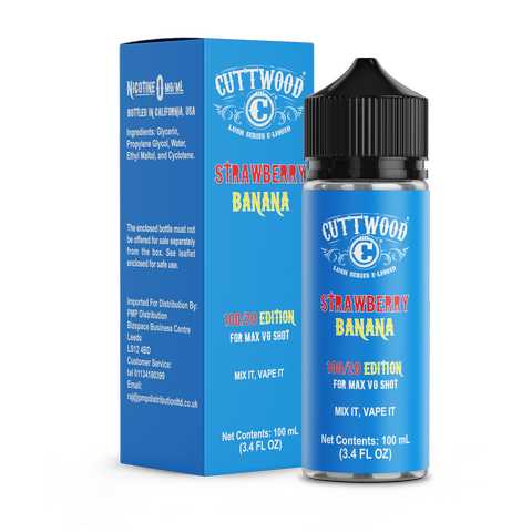 Cuttwood Lush Series 100ml Shortfills Strawberry Banana