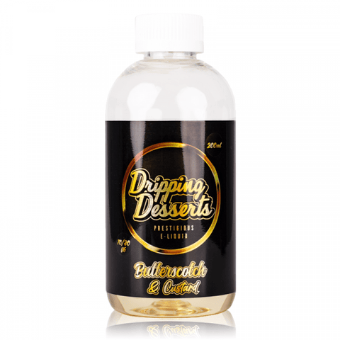 Dripping Desserts 200ml Shortfill E-Liquid Butterscotch Custard