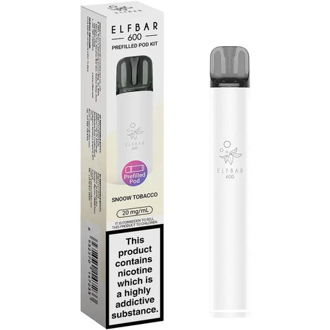 Elf Bar 600 Prefilled Pod Kit Snoww Tobacco