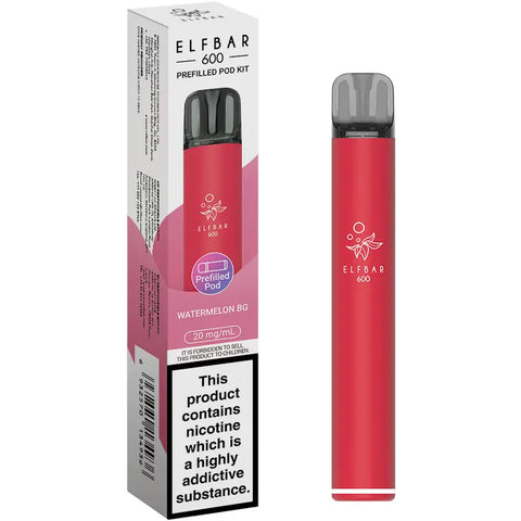 Elf Bar 600 Prefilled Pod Kit Watermelon BG