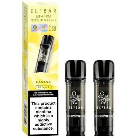 Elf Bar Elfa Pro Pre-filled Pods 20mg Banana