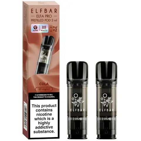 Elf Bar Elfa Pro Pre-filled Pods 20mg Cola