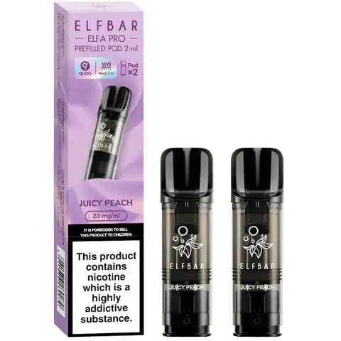 Elf Bar Elfa Pro Pre-filled Pods 20mg Peach Ice