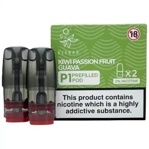 Elf Bar Mate P1 Prefilled Pods (2 Pods) Kiwi Passion Fruit Guava