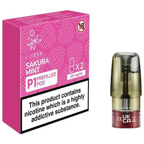 Elf Bar Mate P1 Prefilled Pods (2 Pods) Sakura Mint