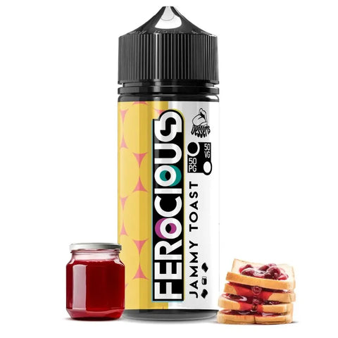 Ferocious 50/50 Bar Juice 100ml Jammy Toast