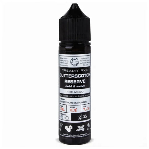 Glas Basix 50ml Shortfill E-Liquid Butterscotch Reserve