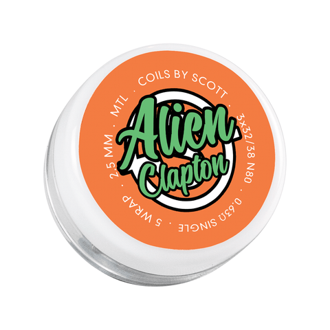 Handmade Coils by Scott 0.63 Alien Clapton (Single MTL)