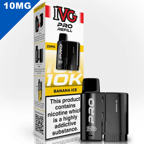 IVG Pro Prefilled Replacement Pods Banana Ice 10mg