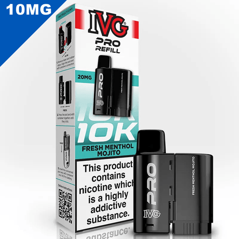 IVG Pro Prefilled Replacement Pods Fresh Menthol Mojito 10mg