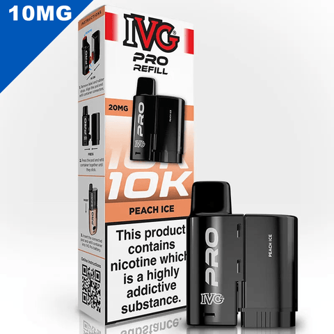 IVG Pro Prefilled Replacement Pods Peach Ice 10mg