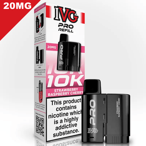 IVG Pro Prefilled Replacement Pods Strawberry Raspberry Cherry 20mg