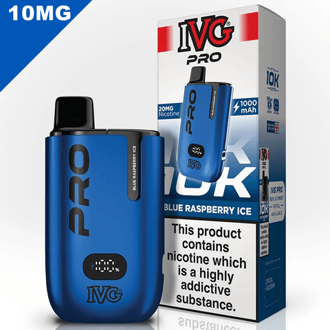 IVG Pro Vape Pod Kit Blue Raspberry Ice 10mg
