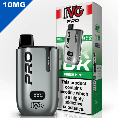 IVG Pro Vape Pod Kit Fresh Mint 10mg