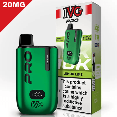 IVG Pro Vape Pod Kit Lemon Lime 20mg