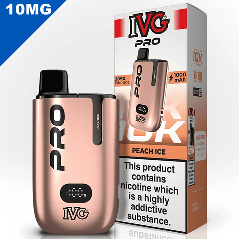 IVG Pro Vape Pod Kit Peach Ice 10mg