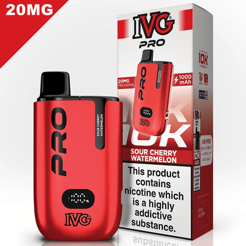 IVG Pro Vape Pod Kit Sour Cherry Watermelon 20mg