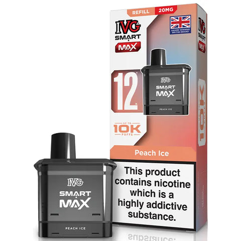 IVG Smart Max Replacement Prefilled Pods Peach Ice