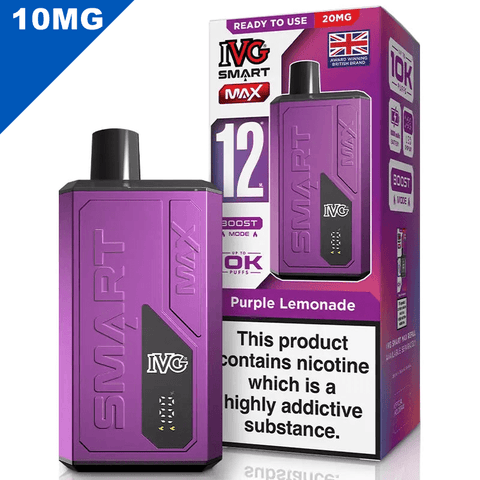 IVG Smart Max Prefilled Pod Kit Purple Lemonade 10mg