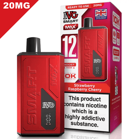 IVG Smart Max Prefilled Pod Kit Strawberry Raspberry Ice 20mg