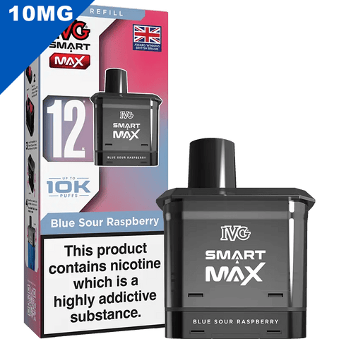 IVG Smart Max Replacement Prefilled Pods Blue Sour Raspberry 10mg