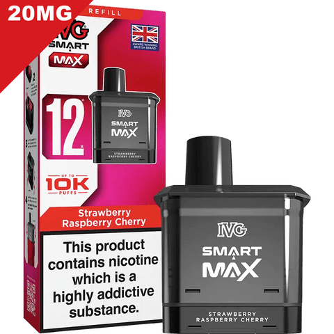 IVG Smart Max Replacement Prefilled Pods Strawberry Raspberry Cherry 20mg