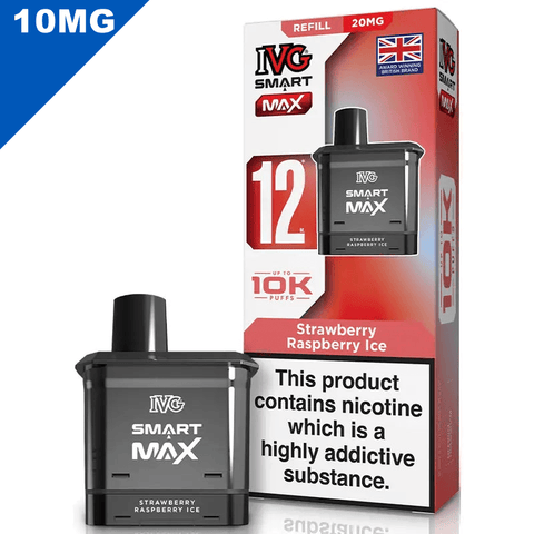 IVG Smart Max Replacement Prefilled Pods Strawberry Raspberry Ice 10mg