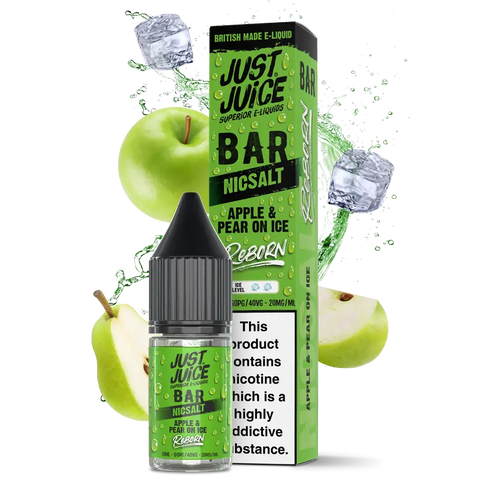 Just Juice Bar Reborn Apple & Pear On Ice Nic Salt