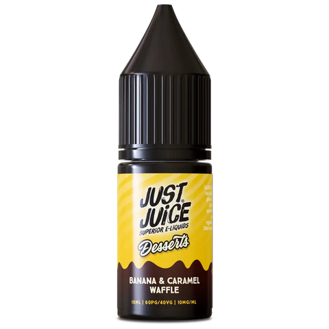 Just Juice Desserts Banana & Caramel Waffle 10ml Nic Salts 10mg