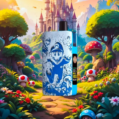 Dotmod DotPod Max V1.5 Limited Edition Pod Kit Mario Bros Engraved Royal Blue