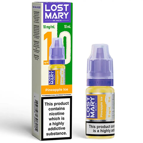 Lost Mary 10ml Nic Salts Pineapple Ice 10mg