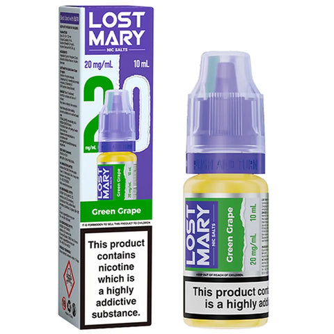 Lost Mary 10ml Nic Salts Green Grape