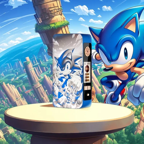 Dotmod dotBox 220W V2 Blue Engraved Sonic Limited Edition Mod
