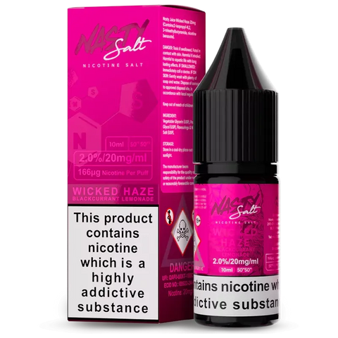 Nasty Salt Nic Salts 10ml Wicked Haze