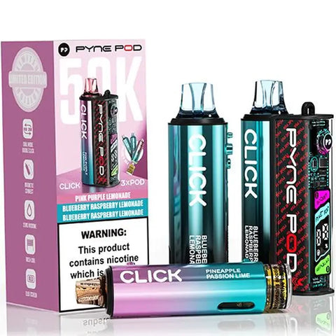 Pyne Click 50k Prefilled Pod Kit Lemonade Edition