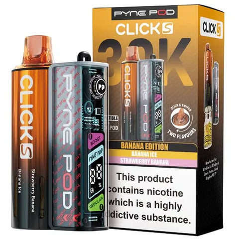 Pyne Pod Click S 30K Vape Kit Banana Edition