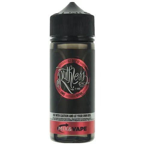 Ruthless 100ml Shortfill E-Liquids Ez Duz It