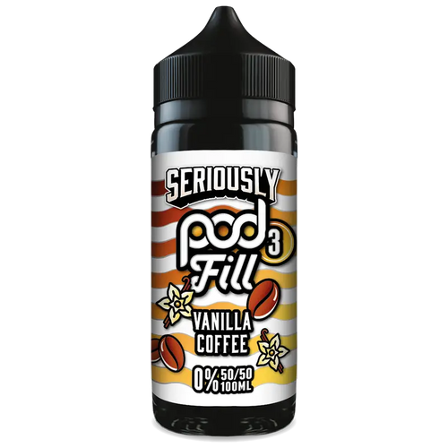 Doozy Seriously Pod Fill X3 Vanilla Coffee 100ml Shortfill Default Title