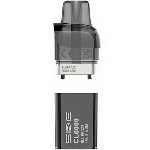 SKE Crystal CL6000 Replacement Pods Bluerazz Fruit Gum