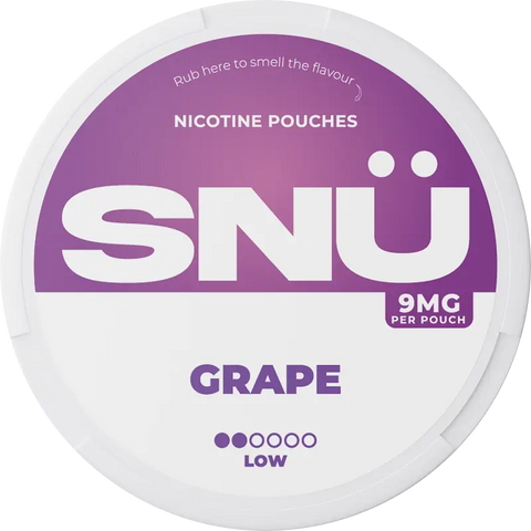 SNÜ Grape Nicotine Pouches