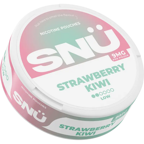 SNÜ Strawberry Kiwi Nicotine Pouches 9mg