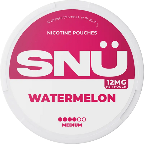 SNÜ Watermelon Nicotine Pouches